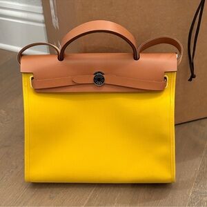 Hèrmes Herbag 31 in Jaunte Naples and tan
